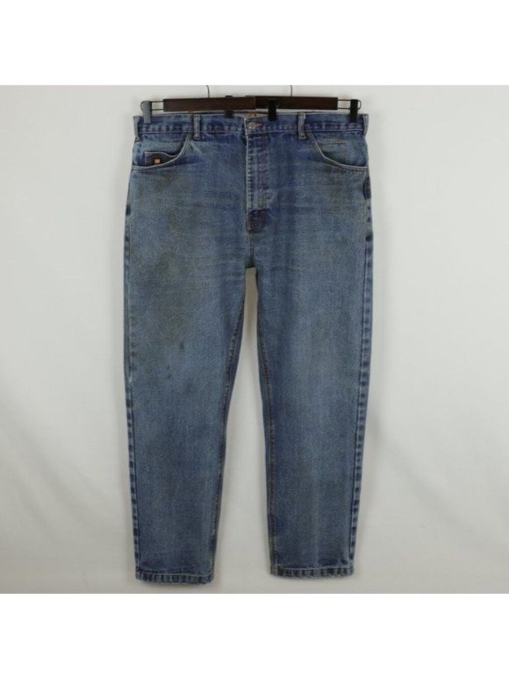 Berne Apparel FR Men's Size 42x32 Blue Denim Flame Resistant Straight Leg Jeans